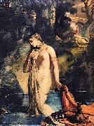 Theodore Chasseriau Suzanne au bain oil painting